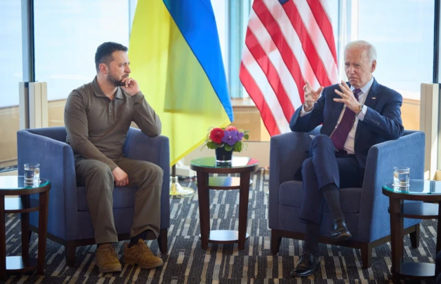 President Volodymyr Zelensky and his US counterpart Joe Biden met at the G7 Summit in Hiroshima earlier this month