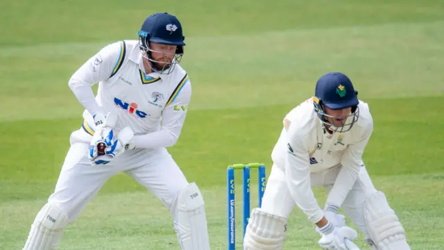 Jonny Bairstow keeping wicket for Yorkshire