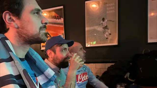 NApoli fans in London