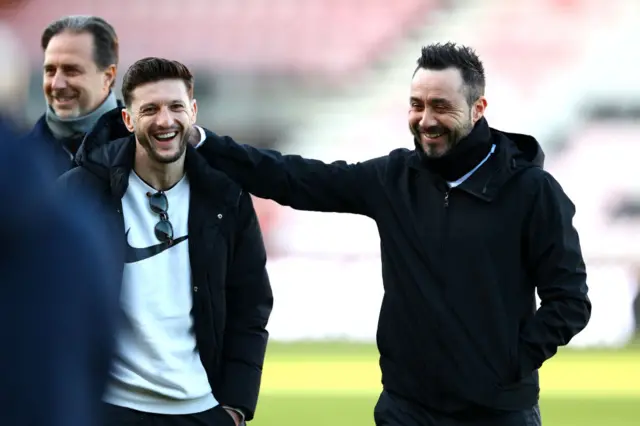 Adam Lallana and Roberto de Zerbi