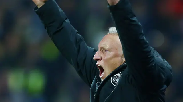 Neil Warnock celebrates