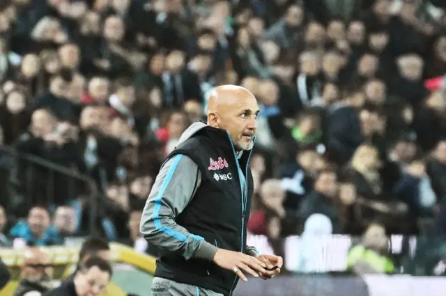 Napoli manager Luciano Spalletti