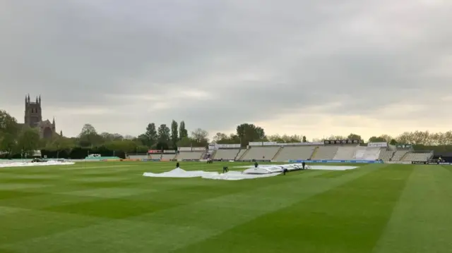 Covers on at New Road