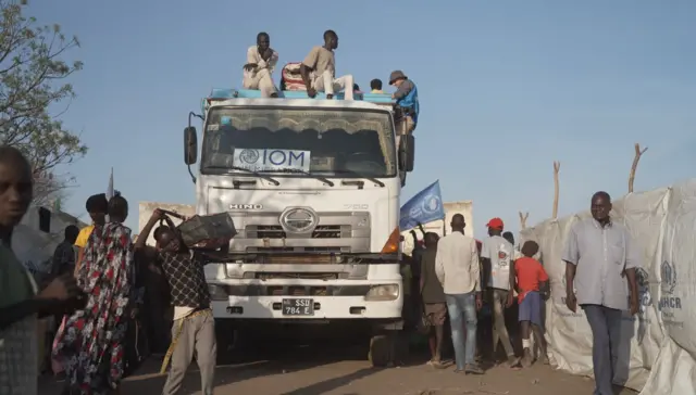 People in Renk, South Sudan