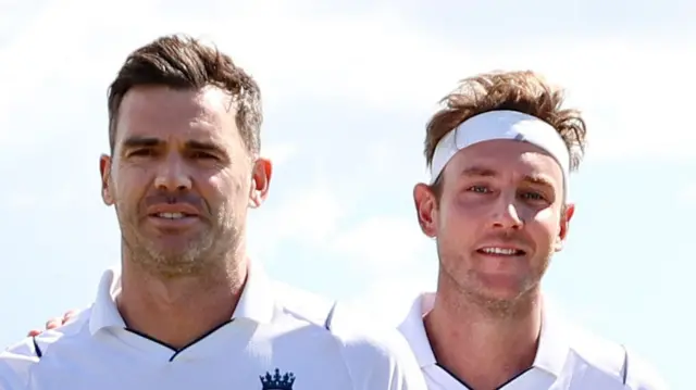 Jimmy Anderson and Stuart Broad