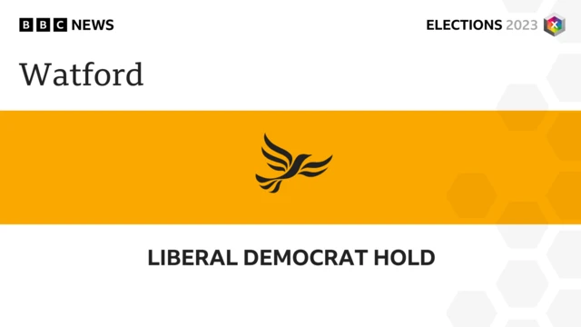 Lib Dem hold in Watford