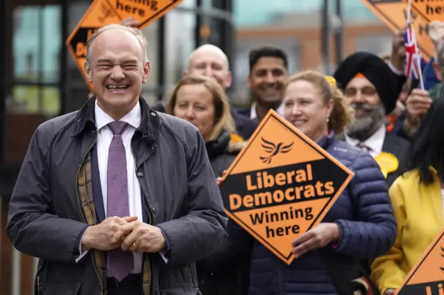Sir Ed Davey in Windsor