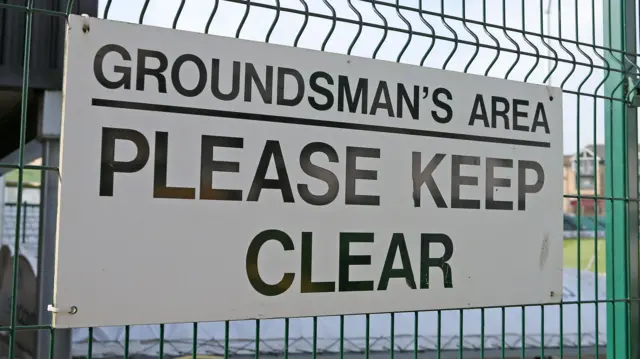 Sign at County Ground, Chelmsford