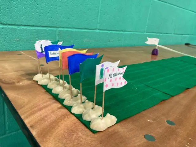 White mice race course