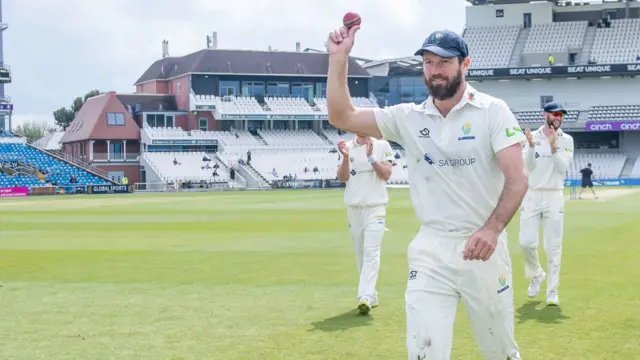 Michael Neser walks off the field at Headingley