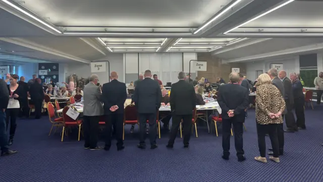 Counting under way in Mansfield