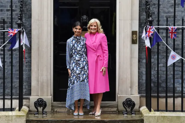 Jill Biden and Akshata Murty