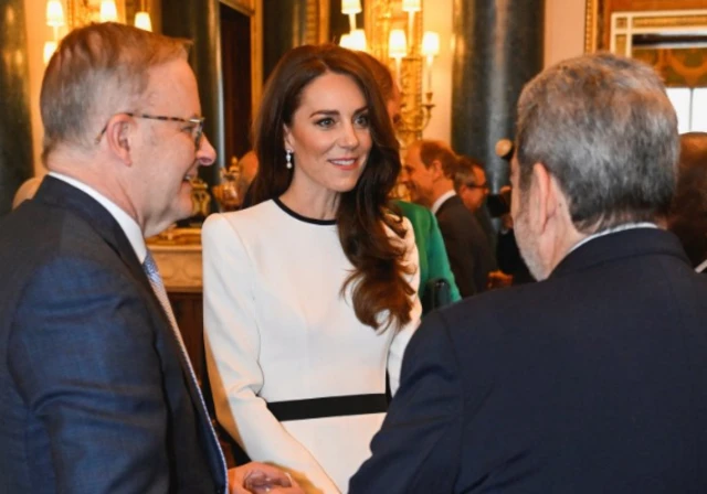 The Princess of Wales and Australian Prime Minister Anthony Albanese attend a Realm Governors General and Prime Ministers Lunch