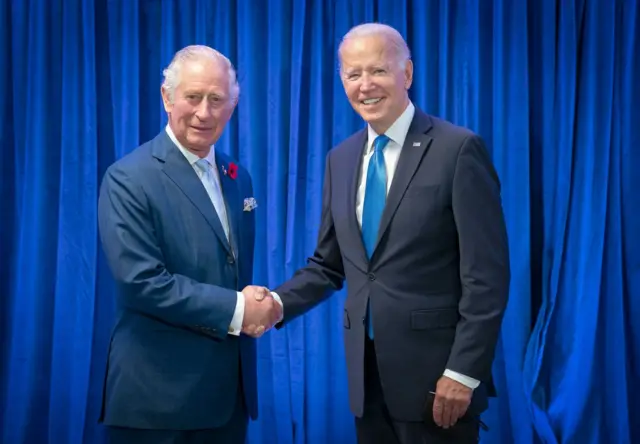King Charles III and US President Joe Biden