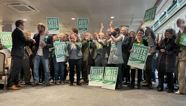Greens celebrate in Mid Suffolk