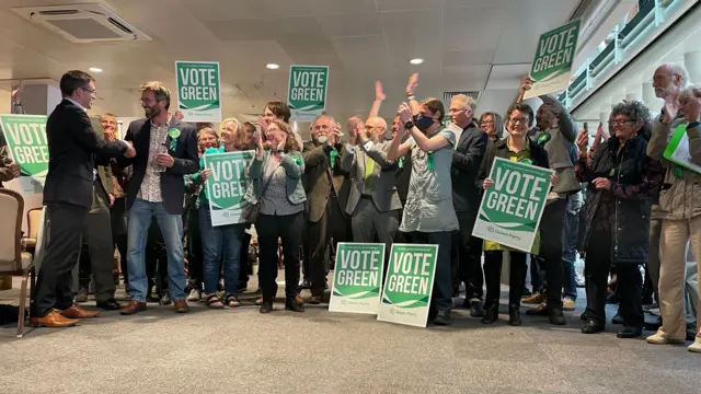 Green activists celebrate in Mid Suffolk