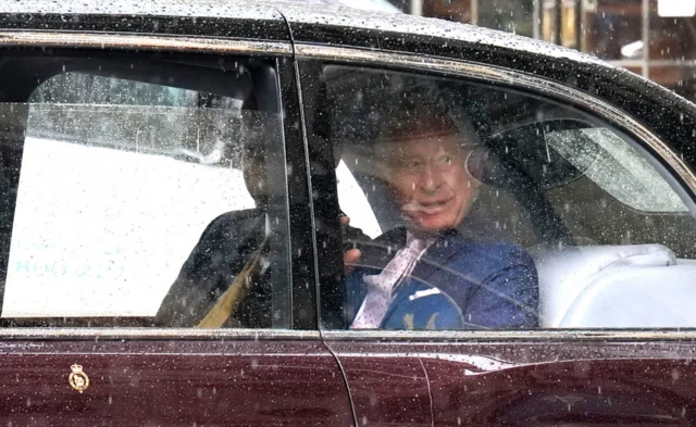 King Charles leaves Westminster Abbey ahead of final rehearsals