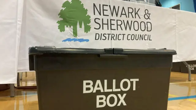 Newark and Sherwood District Council ballot box