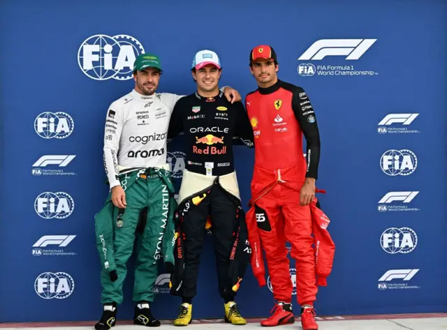 Alonso, Perez, Sainz