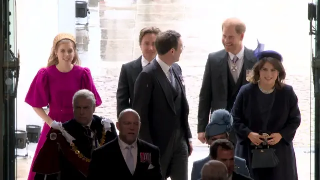 Prince Harry arrives