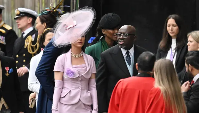 Katy Perry and Edward Enninful