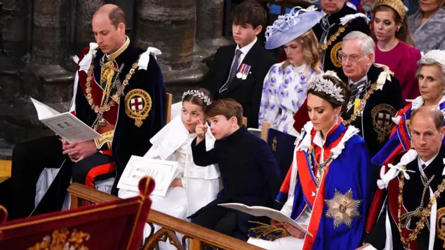 William, Kate and family