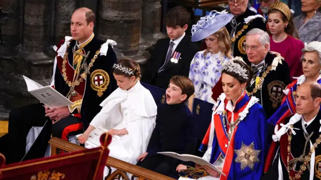 William, Kate and family