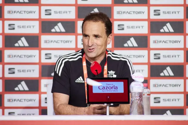 Osasuna boss Jagoba Arrasate ahead of the 2023 Copa del Rey final