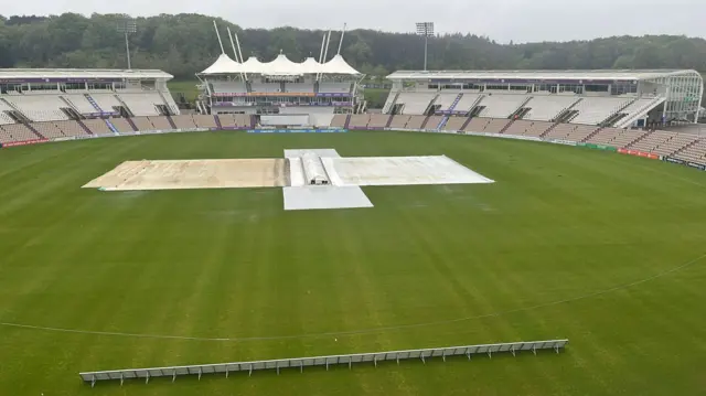 Covers on at Southampton