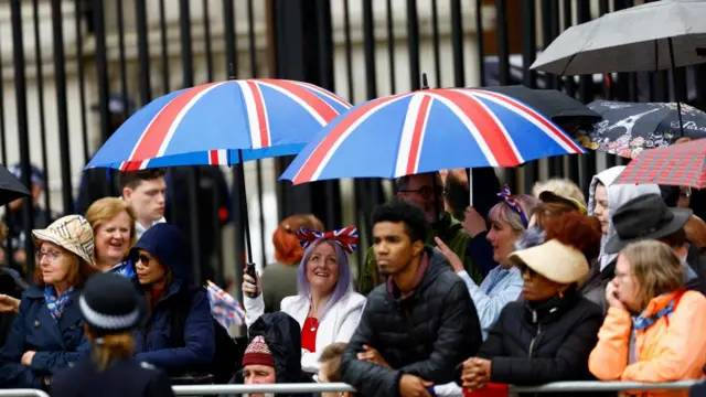 Crowds at Whitehall