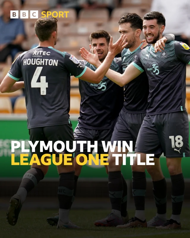 Plymouth win League One title