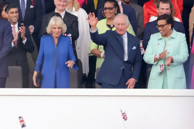 The King, Queen and Commonwealth secretary general