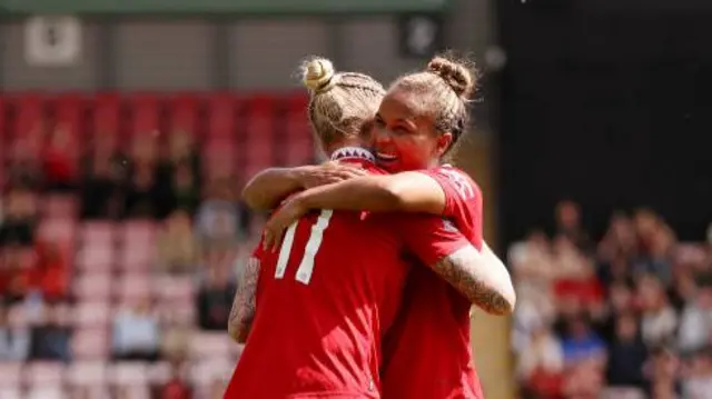 Manchester United celebrate