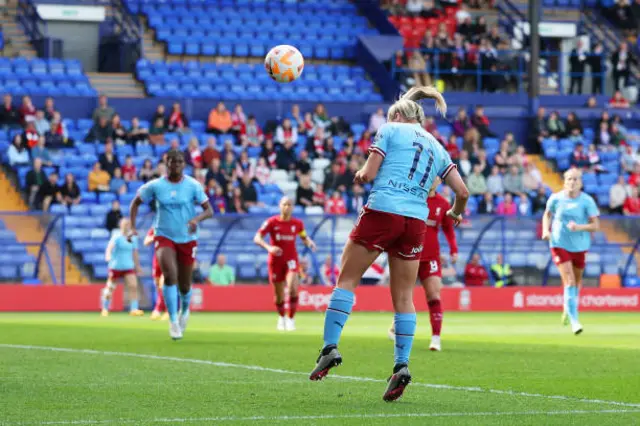 Lauren Hemp scores