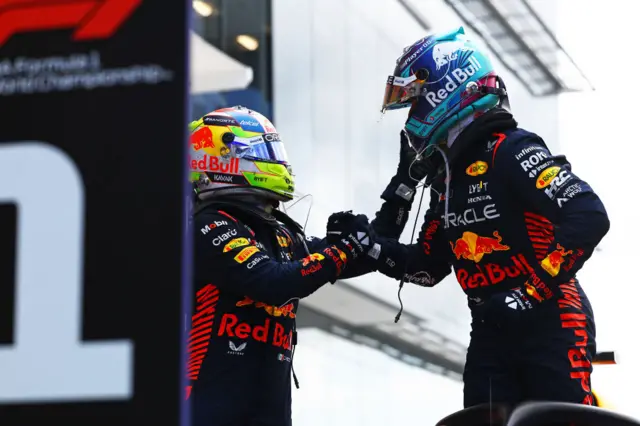 Verstappen and Perez