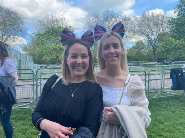 Louise and Sara in Windsor