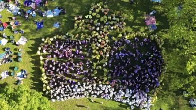 Shot from above of a crown being formed in Orpington