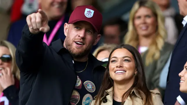 Burnley minority shareholders JJ Watt and Kealia Watt