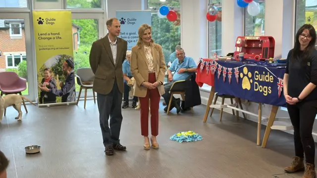 Duke and Duchess of Edinburgh in Reading