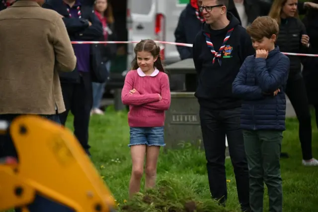 Princess Charlotte and Prince George