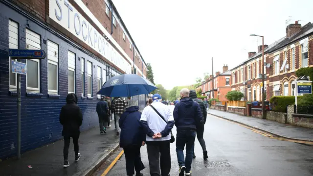 Stockport fans