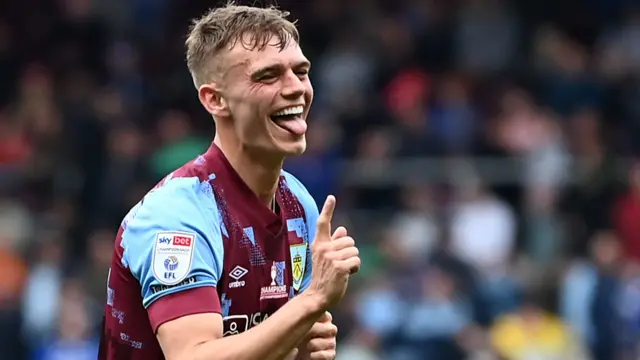 Burnley celebrate