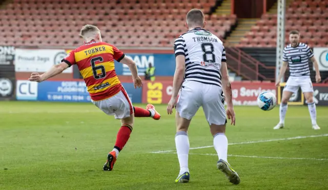 Partick Thistle's Kyle Turner scores