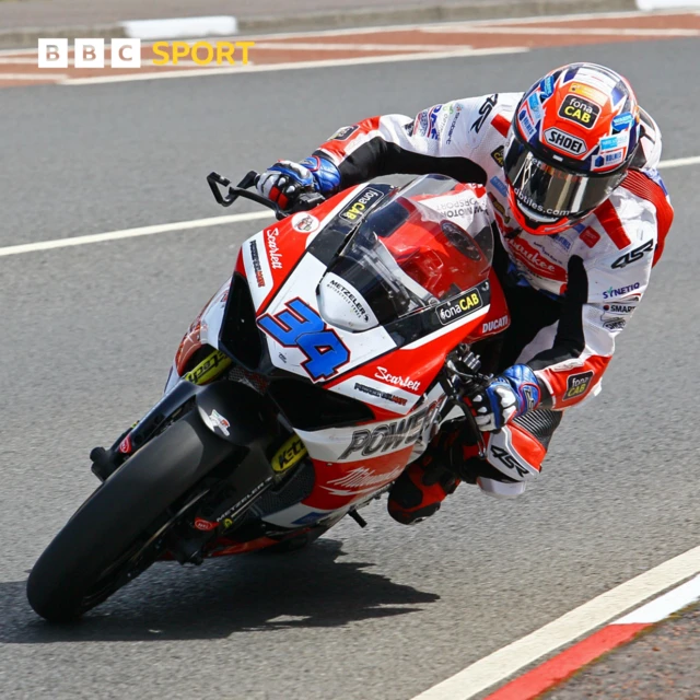 Alastair Seeley took pole in the opening Supersport practice