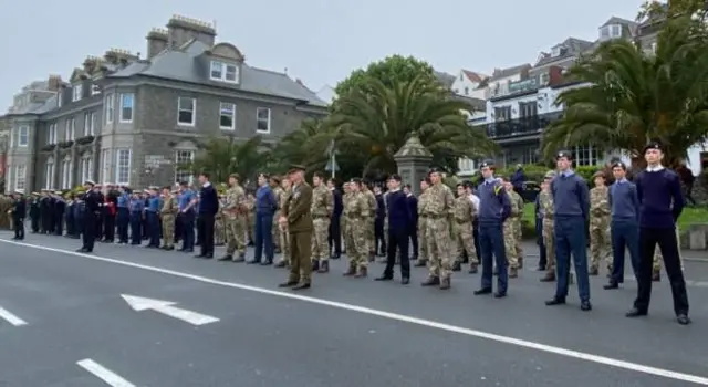 Cadets on parade