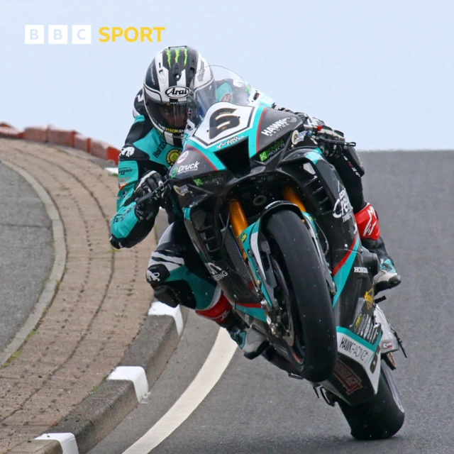 Michael Dunlop during NW200 Superbike practice