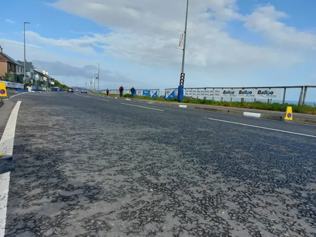 Track conditions at the North West 200