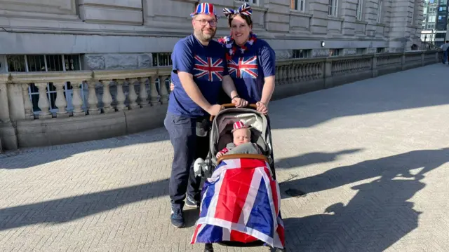 Stephen, Kate and baby Edward