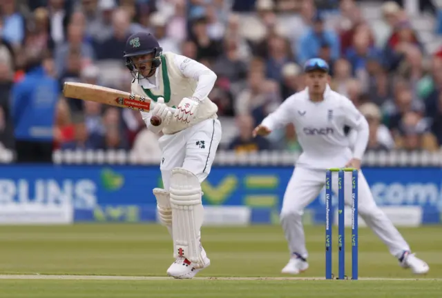 Ireland's James McCollum in action