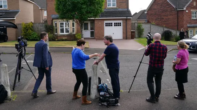 Press at Sturgeon home